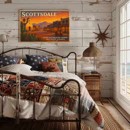 Scottsdale Desert Charm Poster Wall Art
