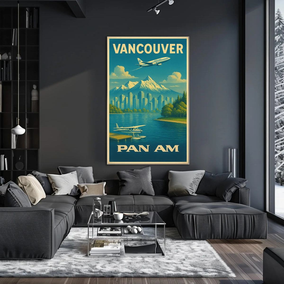 Vancouver Pan Am Travel Poster