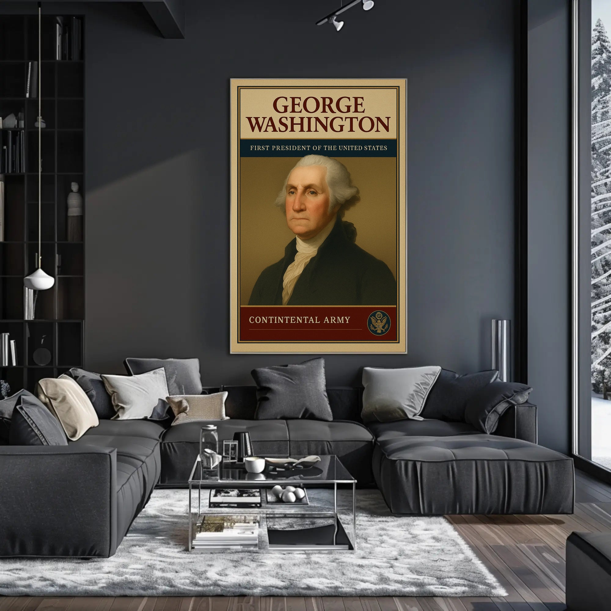 Patriotic Leader Portrait: Historical or Presidential Poster PosterGoat