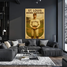 St. Louis Brown Stockings Baseball Poster