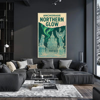 Anchorage Northern Glow Poster