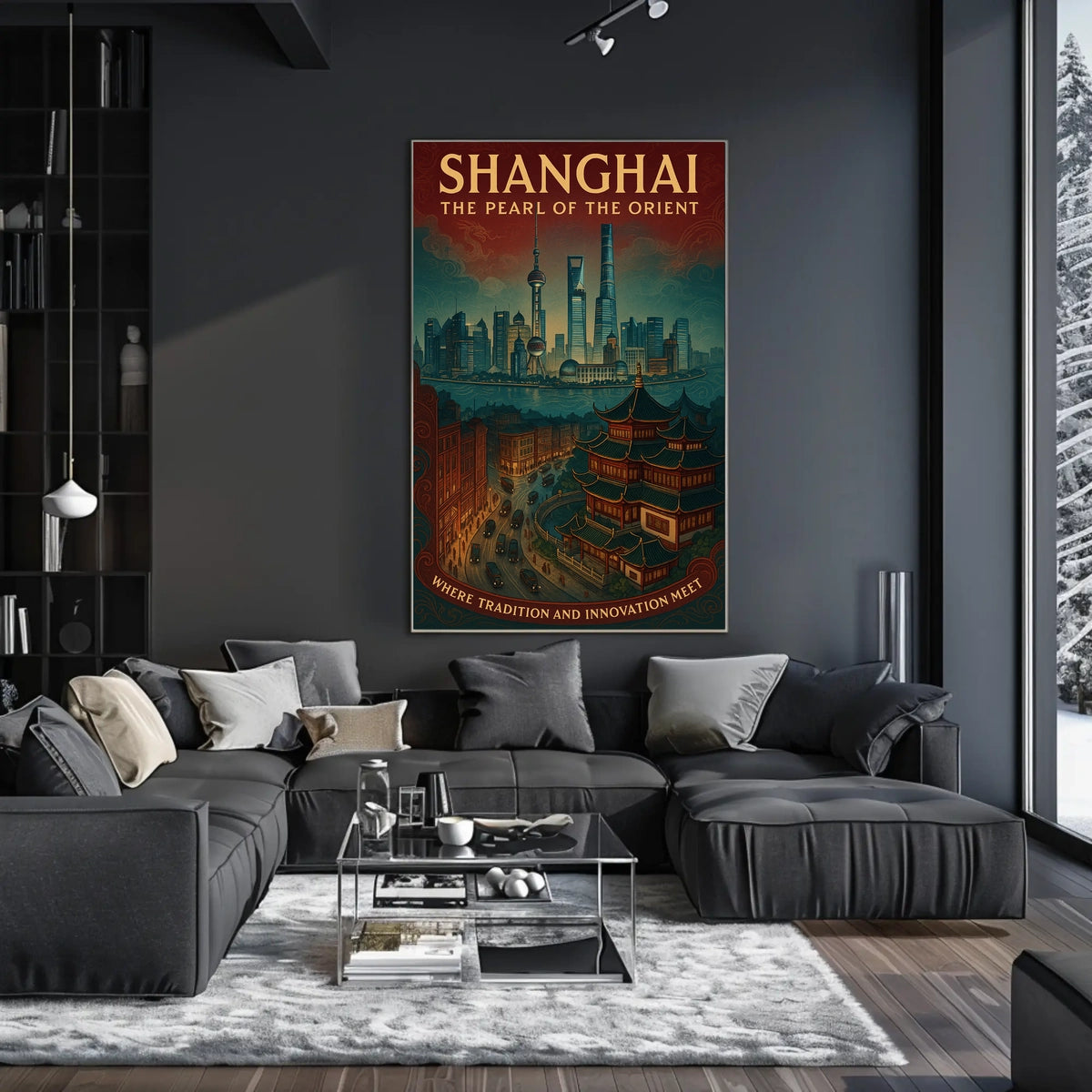 Shanghai The Pearl of the Orient Poster