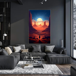 Journey Through The Desert Poster PosterGoat