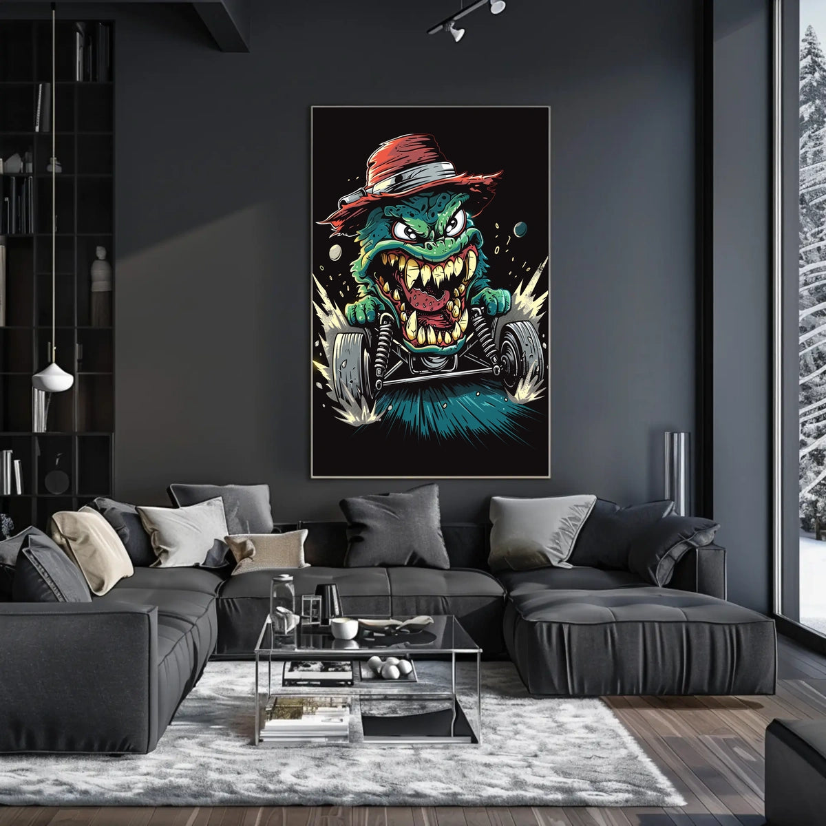 Monster Racer Poster