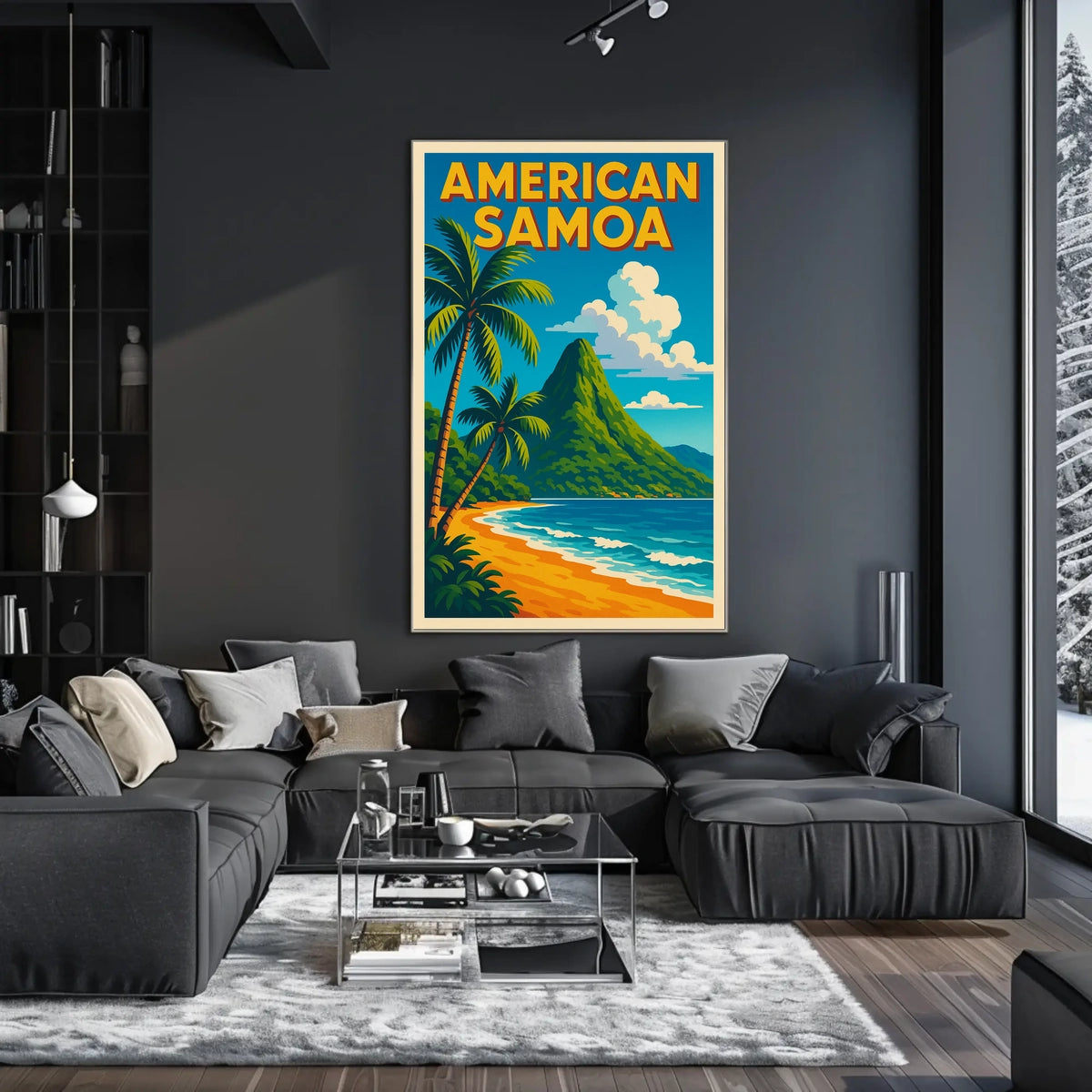 American Samoa Paradise Poster