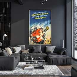 XIX. Internationales ADAC-Eifel-Rennen 1956 Poster