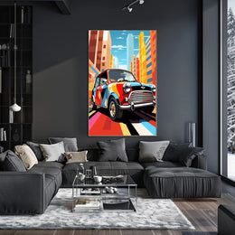 Vibrant Urban Drive Poster PosterGoat