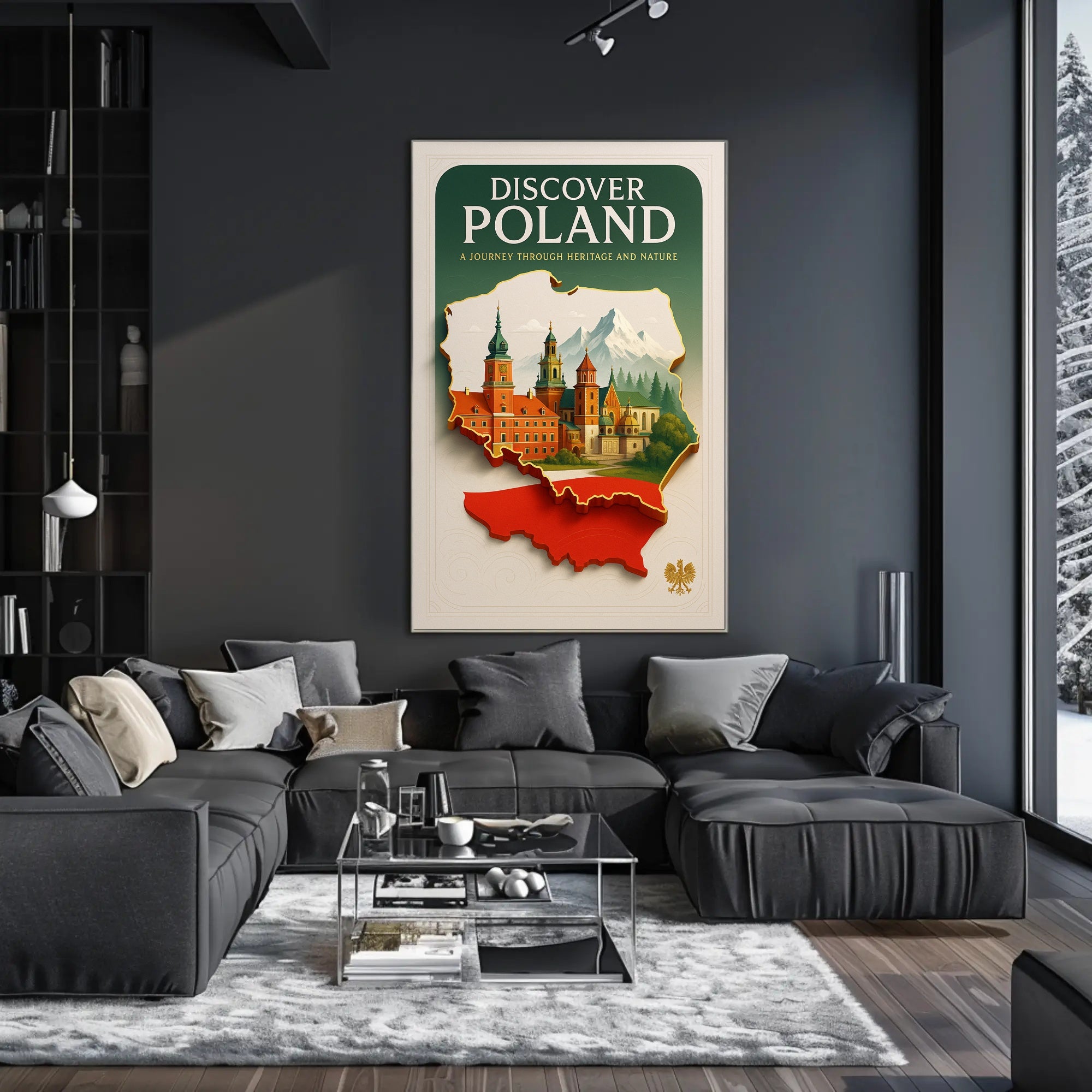 Discover Poland Poster PosterGoat