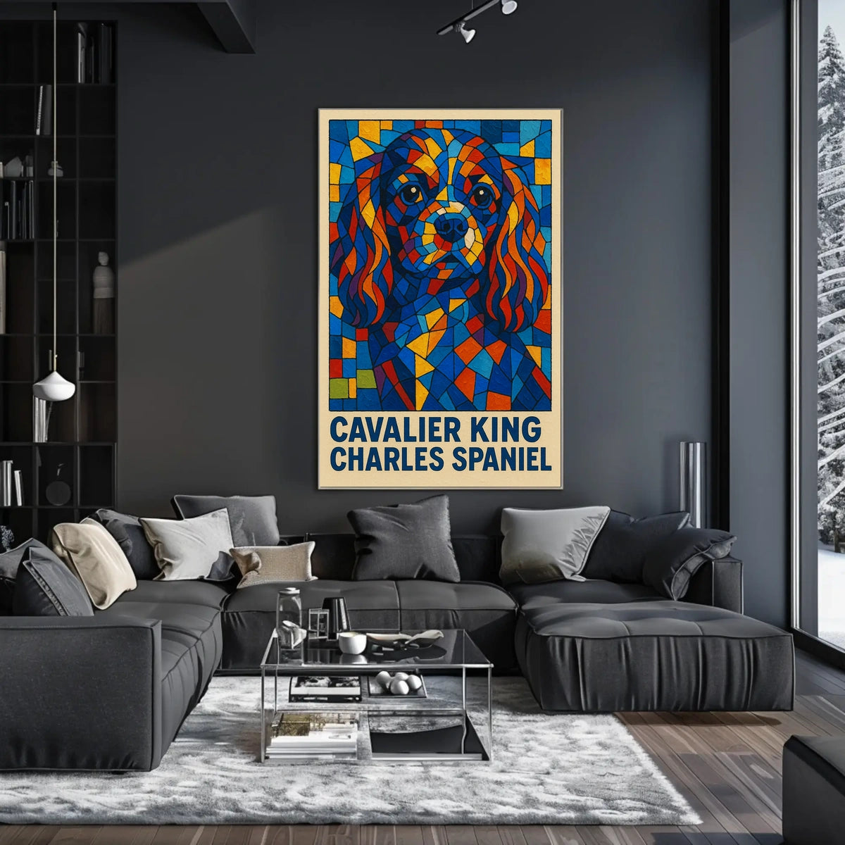 Cavalier King Charles Spaniel Art Poster