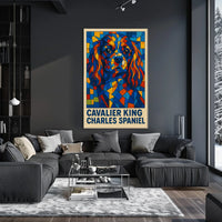Cavalier King Charles Spaniel Art Poster