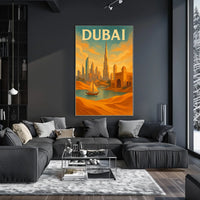 Dubai Poster Fusion Tradition And Modernity For Home Decor