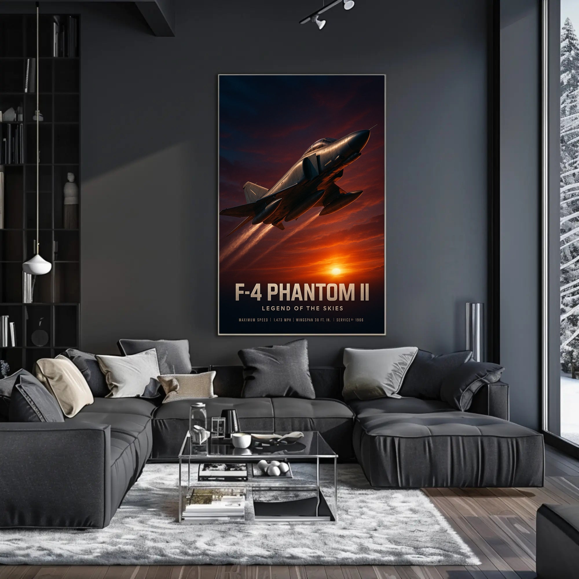 F-4 Phantom II Legend of the Skies Poster