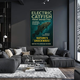 Electric Catfish Natures Shockwave Poster