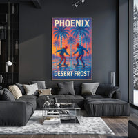 Phoenix Desert Frost Poster