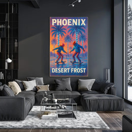 Phoenix Desert Frost Poster