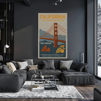 California The Golden State Poster