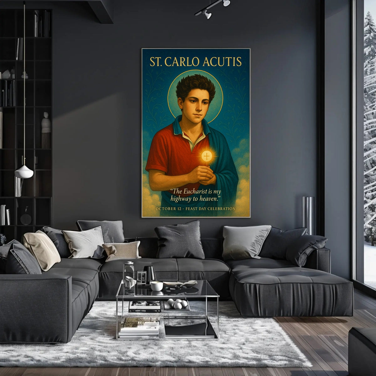 St. Carlo Acutis Feast Day Celebration Poster