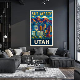 Salt Lake City Utah Poster