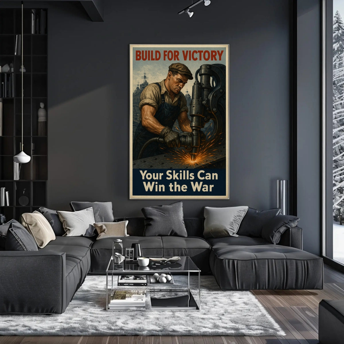 Build for Victory Poster