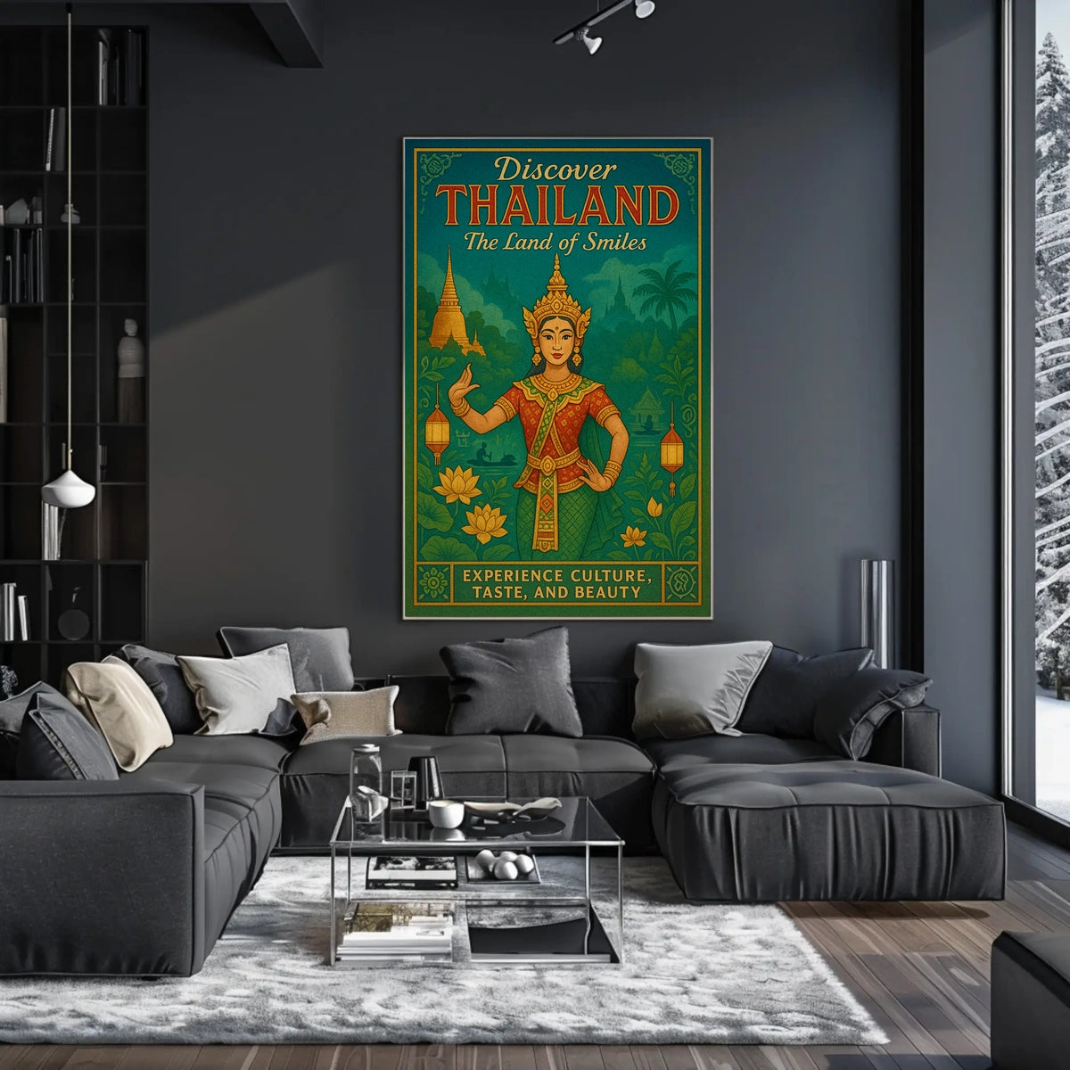Discover Thailand The Land of Smiles Poster