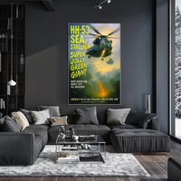 Sikorsky HH-53 Sea Stallion Super Jolly Green Giant Poster PosterGoat