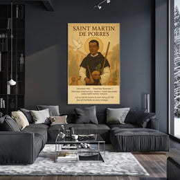 Saint Martin de Porres Spiritual Heritage Poster