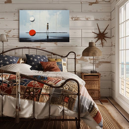 Ethereal Balance Surreal Reflection Artwork Poster