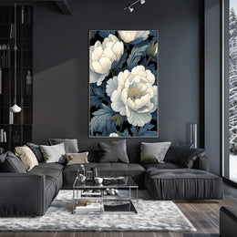 Floral Elegance Wall Art Print for Home Decor