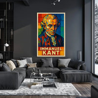 Immanuel Kant Philosophical Icon Poster