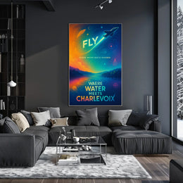 Fly High Charlevoix Dreamscape Travel Poster