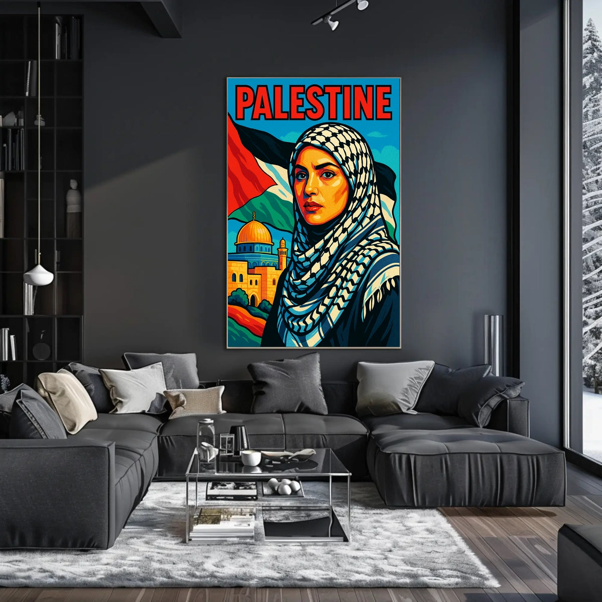 Palestine A Symbolic Tribute Poster