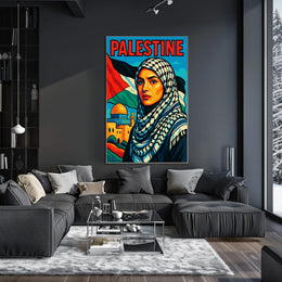 Palestine A Symbolic Tribute Poster
