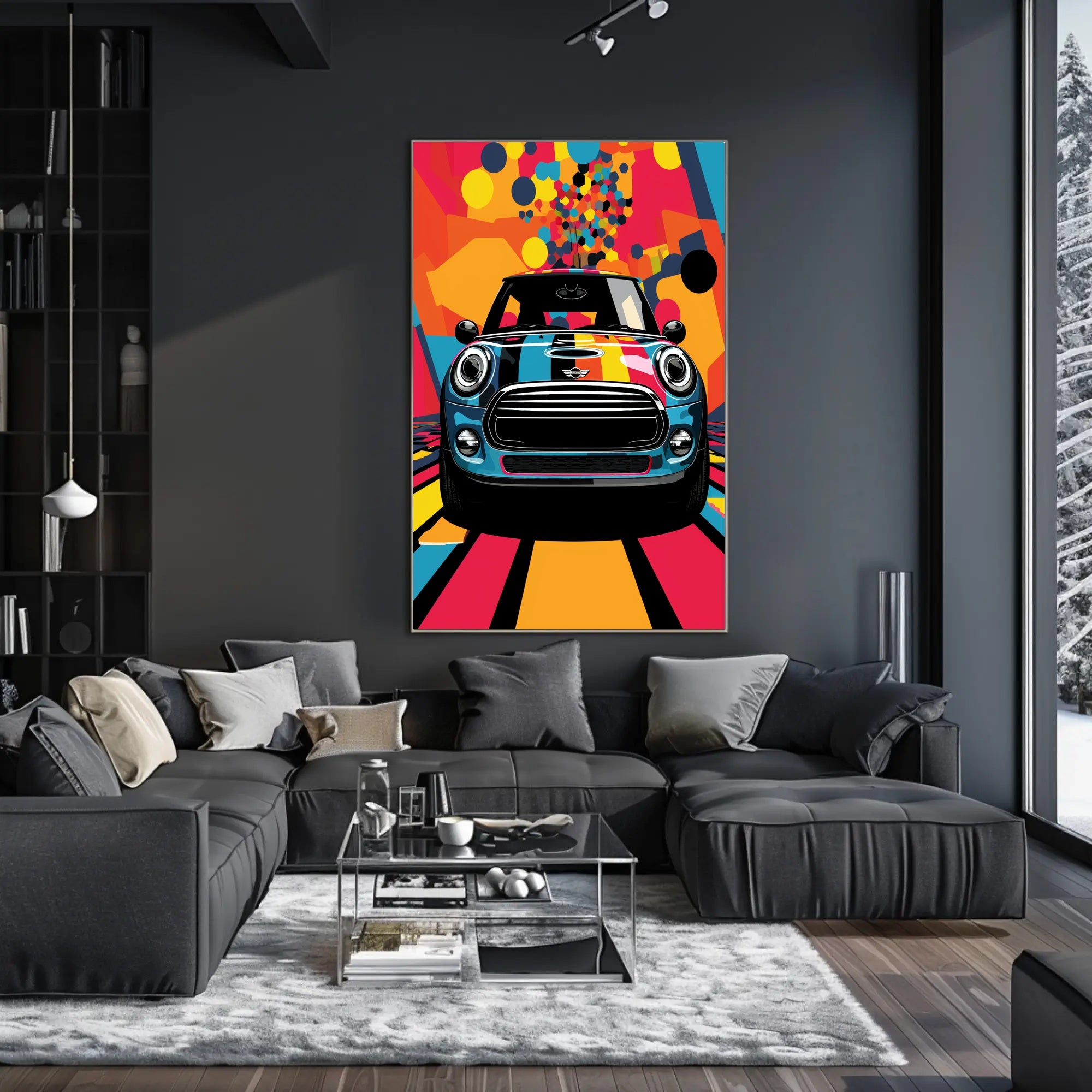 Vibrant Ride Poster PosterGoat