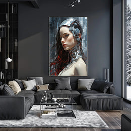 Cybernetic Elegance Poster PosterGoat