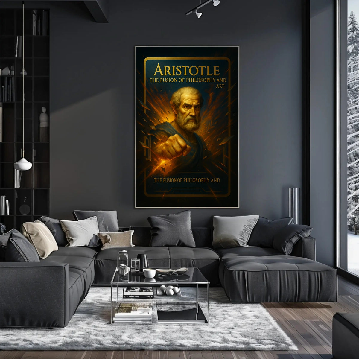 Aristotle The Fusion Of Philosophy And Poster
