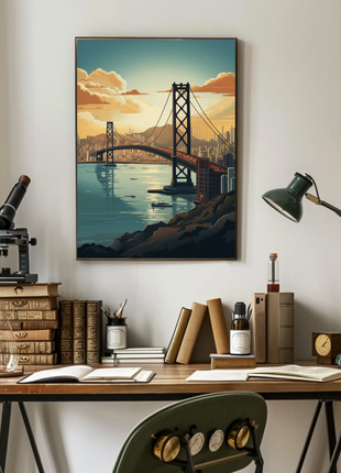 San Francisco Bay Bridge Poster