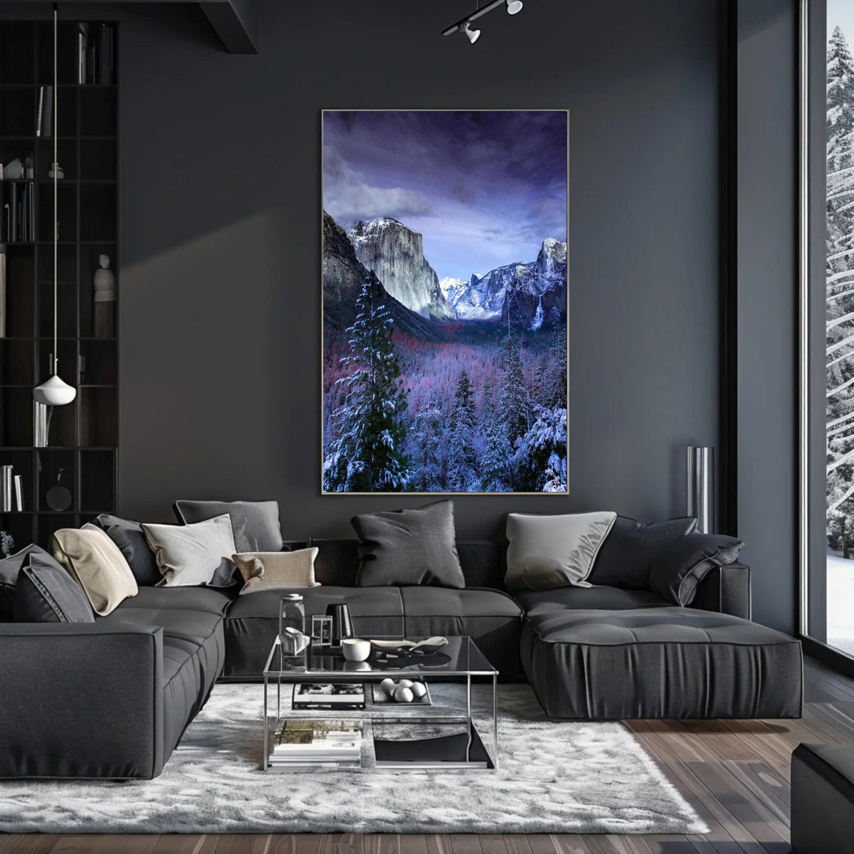 Yosemite Valley Winter Serenity National Park Poster