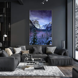 Yosemite Valley Winter Serenity National Park Poster