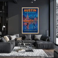 Austin River Of Lights Poster