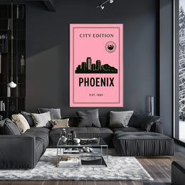 Phoenix City Edition Poster PosterGoat