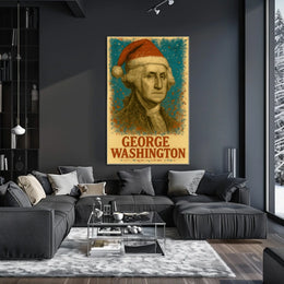 George Washington 1st President of the United States Christmas SeriesPoster