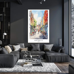 Portobello in London Poster PosterGoat
