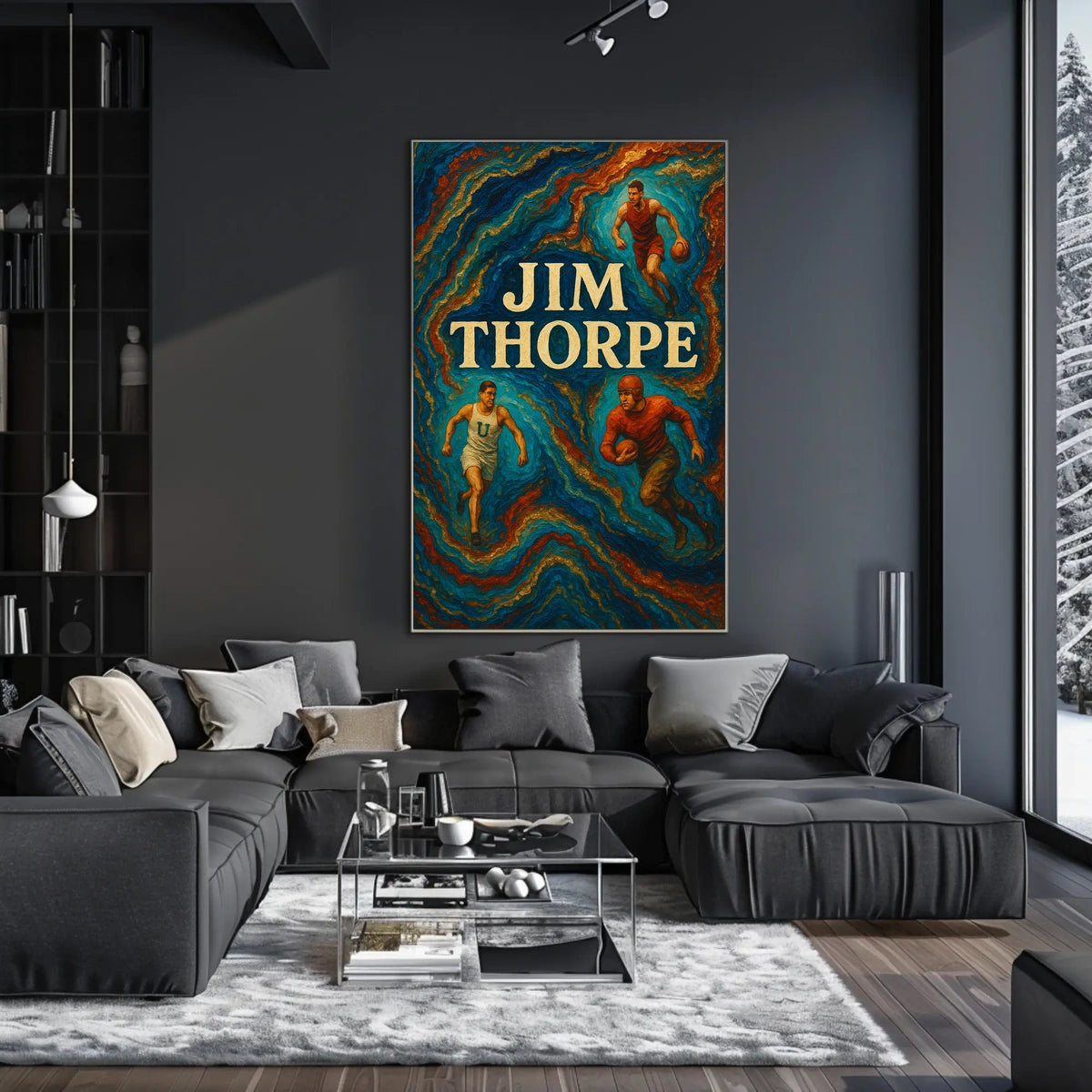 Jim Thorpe Athletic Legend Poster