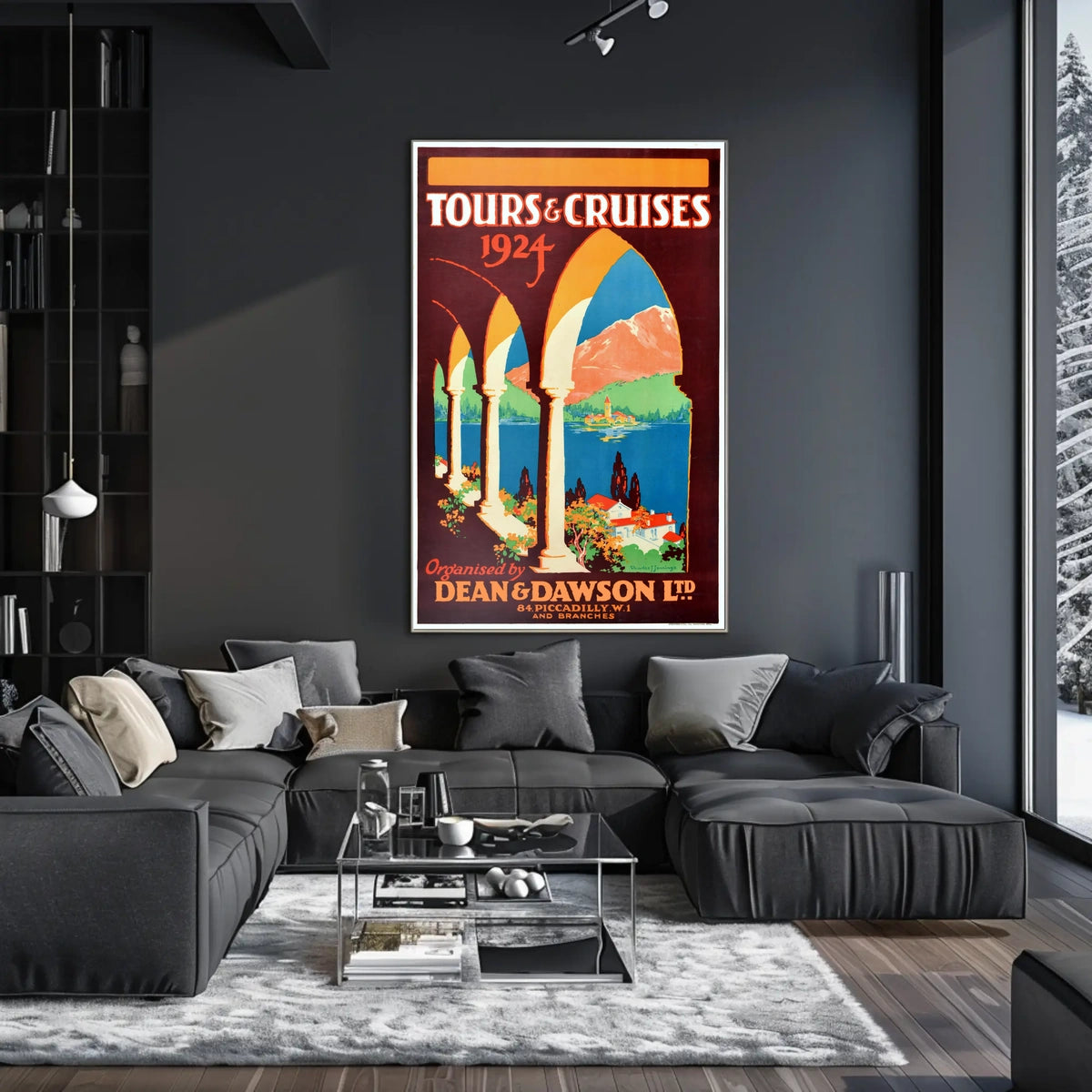 Tours Cruises 1924 Poster