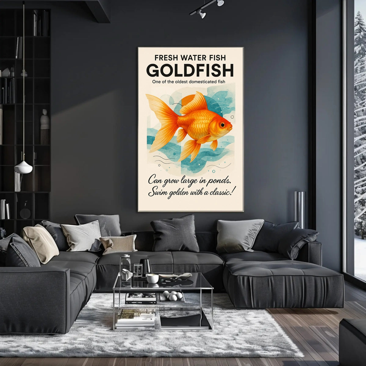 Goldfish A Classic Freshwater Fish Poster