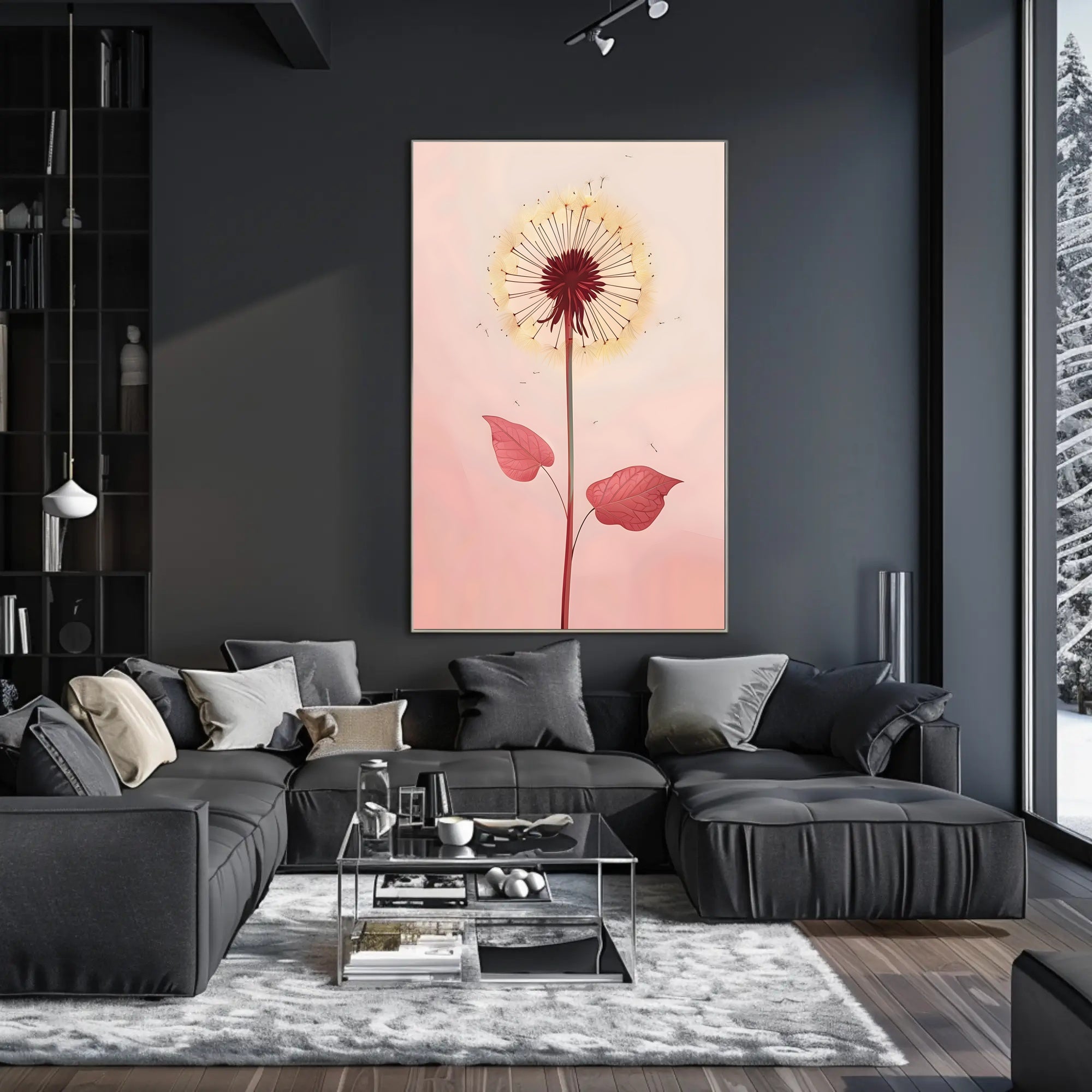 Dandelion Botanical Poster Wall Art Print