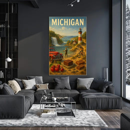 Discover Michigan Poster