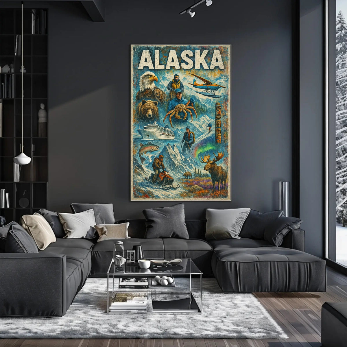 Discover Alaska Poster