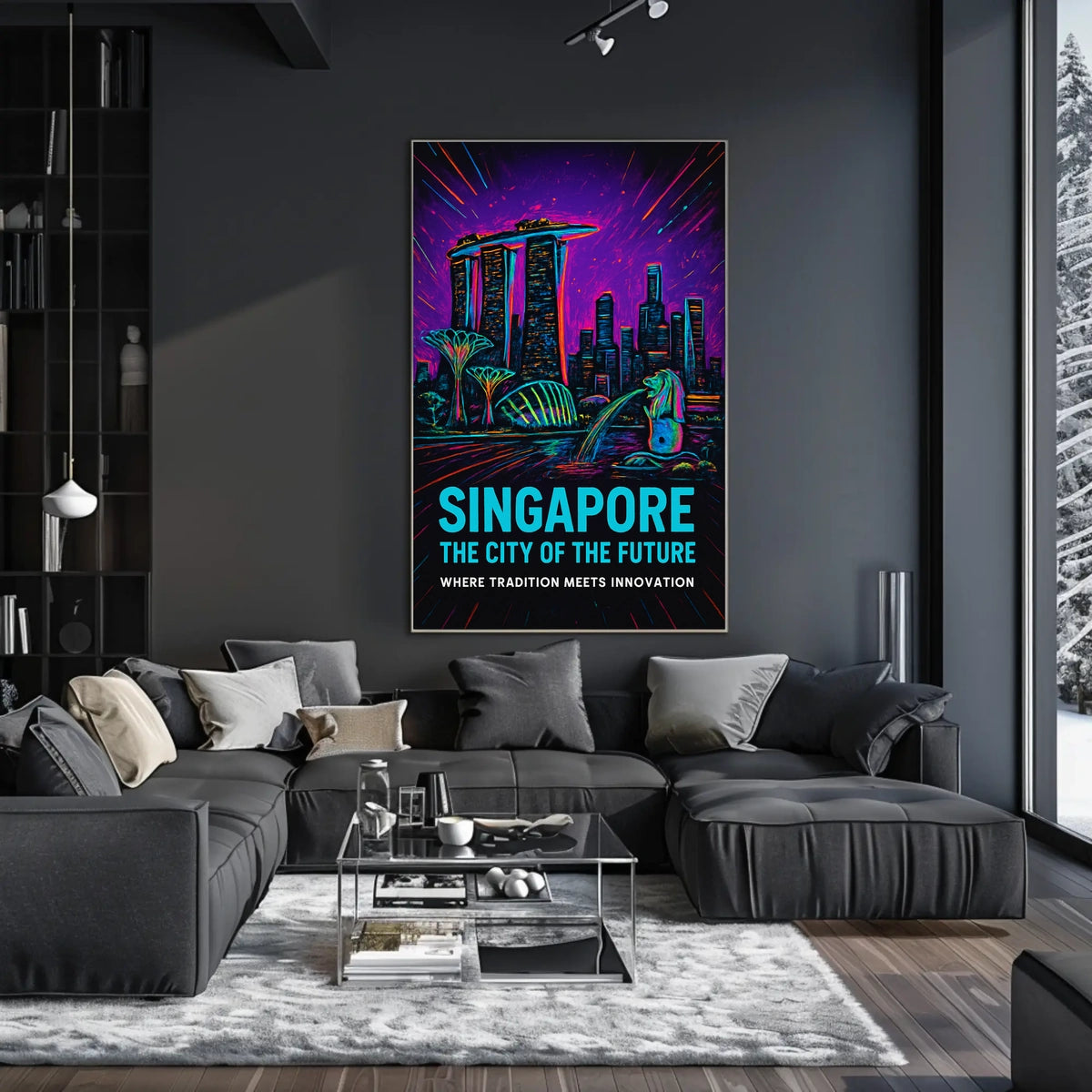 Singapore The City of the Future Poster