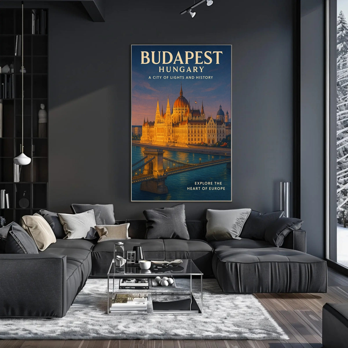 Budapest A City of Lights and History Poster